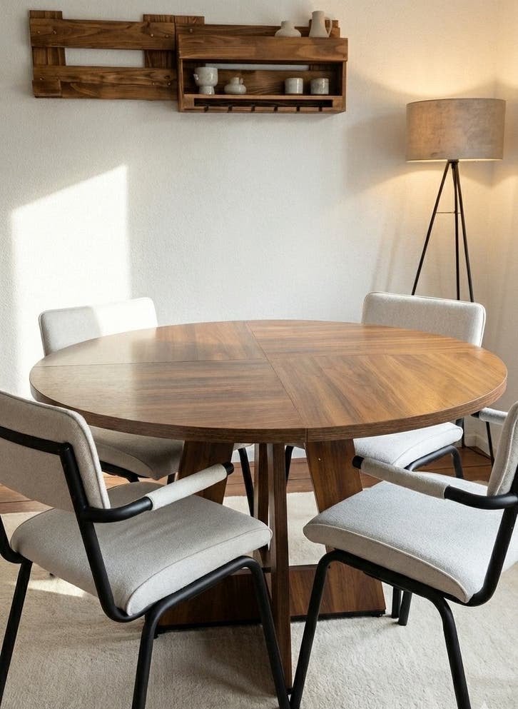 Prachtige nieuwe eettafel 120x76 cm in doos, 50 tot 100 cm, 100 tot 150 cm, Rond, Nieuw