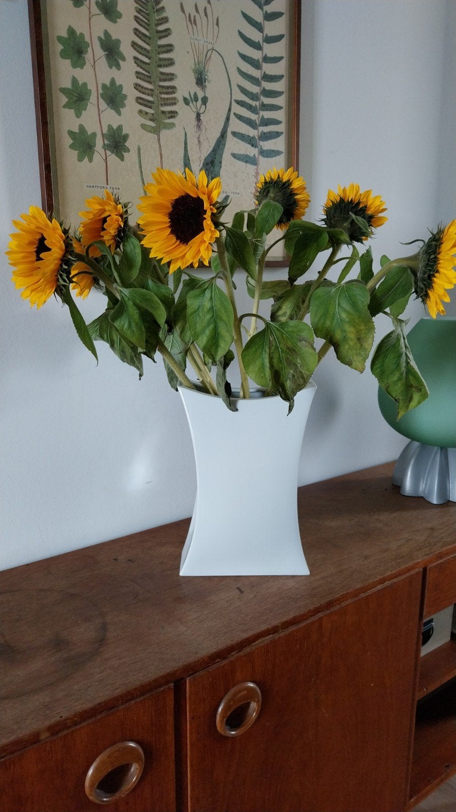 witte vaas Rosenthal, Ophalen, Zo goed als nieuw, Overige materialen, 29 cm