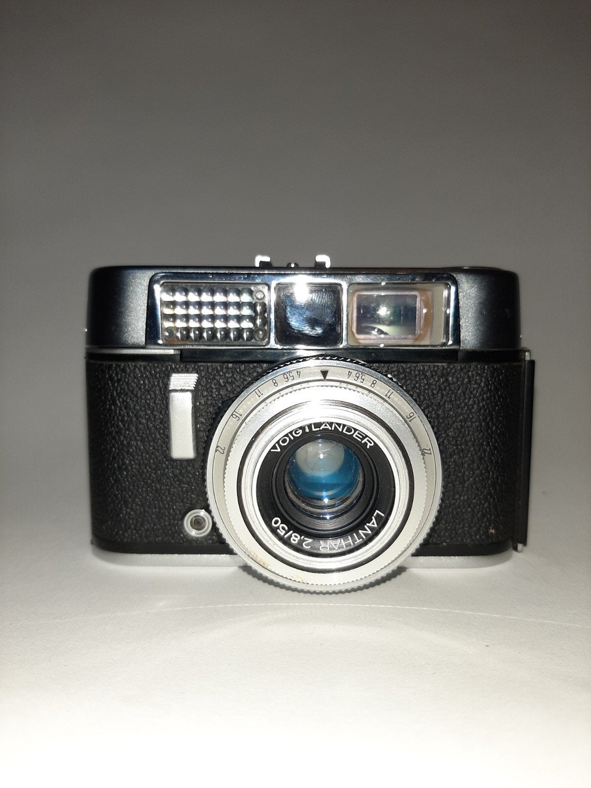 Voigtländer Vito CL Analoge Camera met Lanthar 2.8/50 lens, Ophalen of Verzenden, Zo goed als nieuw, Compact, Overige Merken