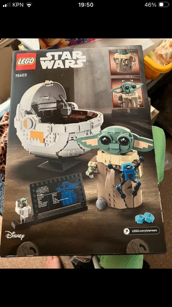 Lego Star Wars 75403 Grogu with hover pram, Star Wars, Lego, Nieuw, Ophalen of Verzenden