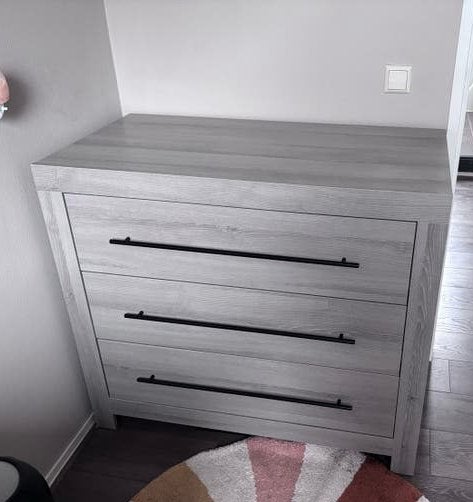 Complete Babykamer - Ledikant, Commode en Kledingkast, Ophalen, Gebruikt, Jongetje of Meisje
