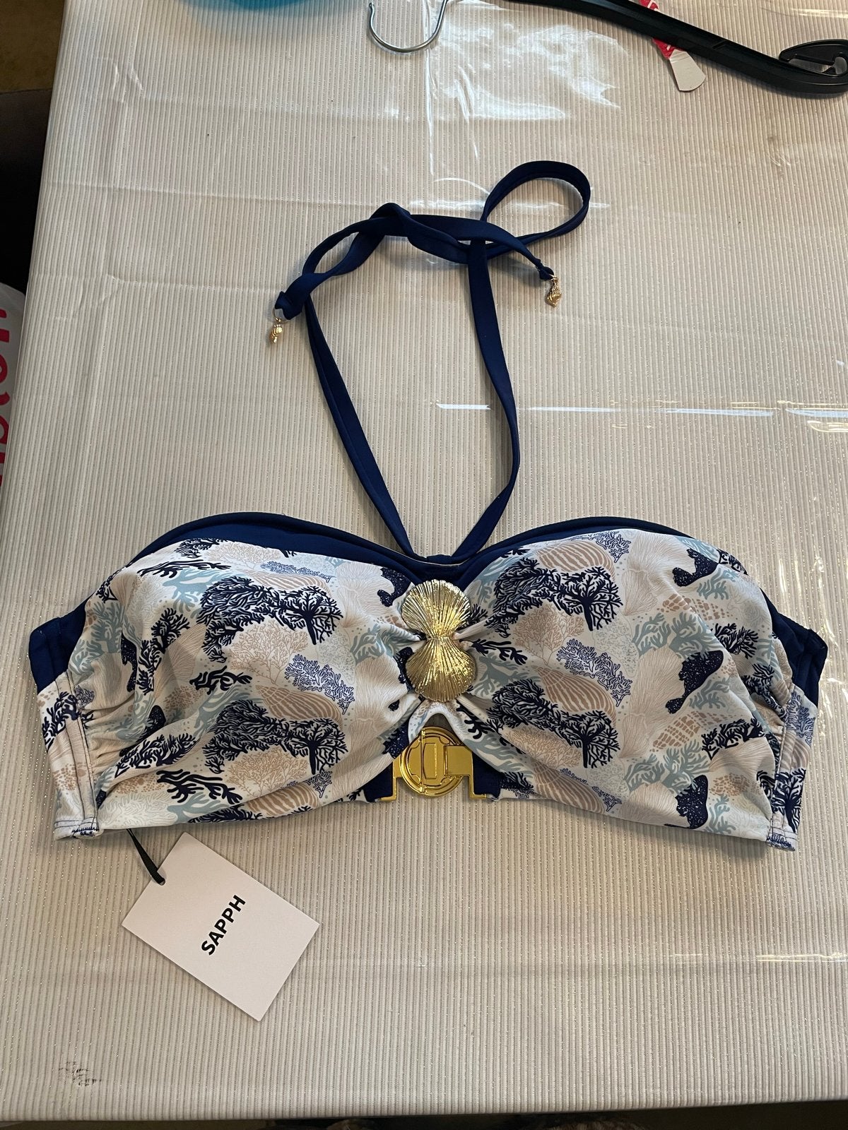 Nieuwe Sapph Bandeau Bikini Top - Sea Coral Print 95D, Kleding | Dames, Badmode en Zwemkleding, Ophalen of Verzenden, Nieuw, Meerkleurig