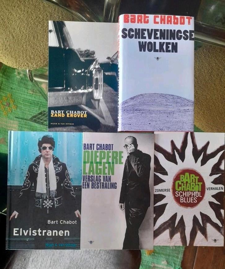 Gesigneerde boeken Bart Chabot, Ophalen of Verzenden