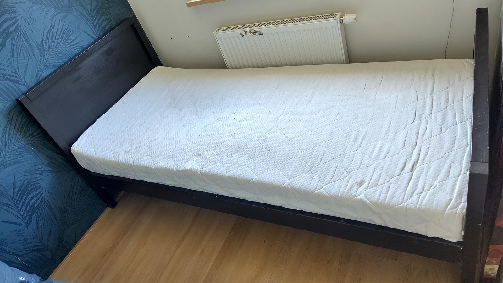 Gratis! Eenpersoons bed 90x200 incl matras, Ophalen, Gebruikt, 90 cm, Eenpersoons
