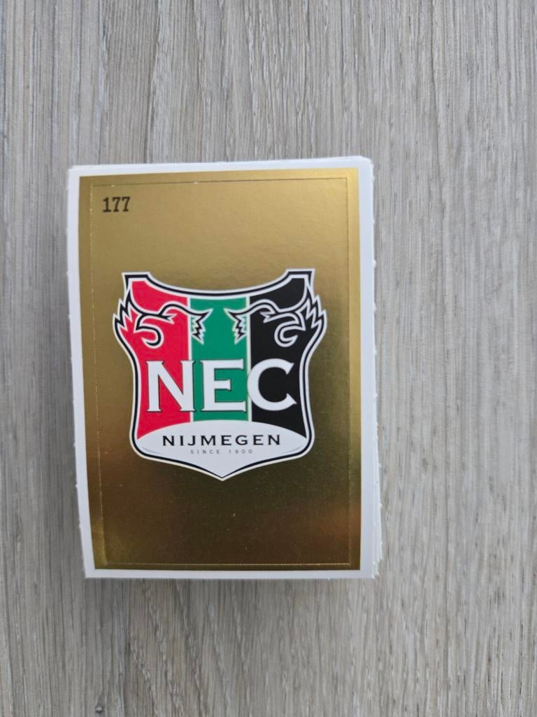Plus Voetbal Stickers NEC, Ophalen of Verzenden, Nieuw, Overige binnenlandse clubs, Poster, Plaatje of Sticker