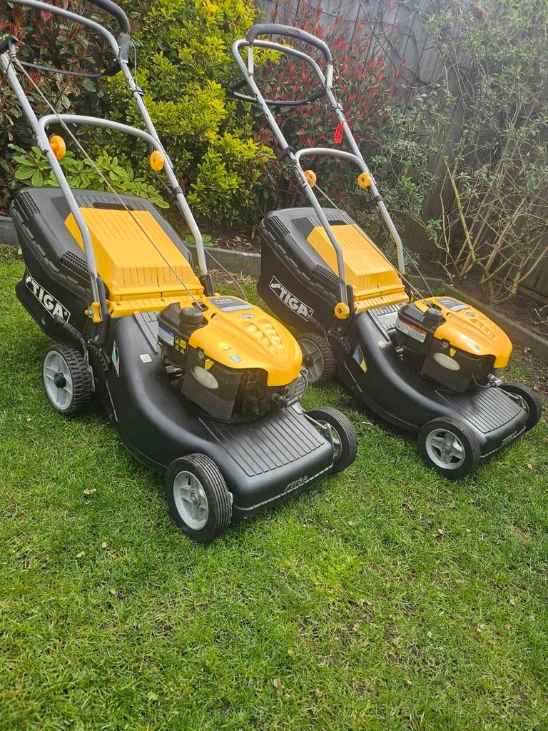 Stiga Turbo Pro Grasmaaier - Aluminium Deck, B&S Motor, Ophalen, Gebruikt, 40 t/m 49 cm, Benzine-grasmaaier
