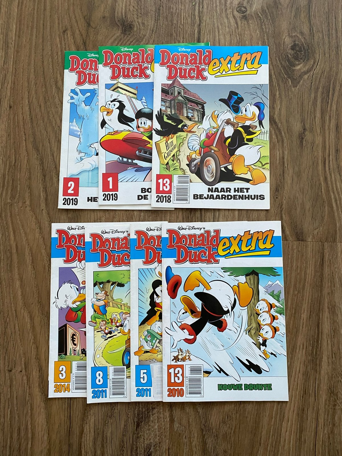 Donald Duck Extra en Donald Duck weekbladen - Diverse jaarga, Boeken, Meerdere stripboeken, Ophalen of Verzenden, Gelezen