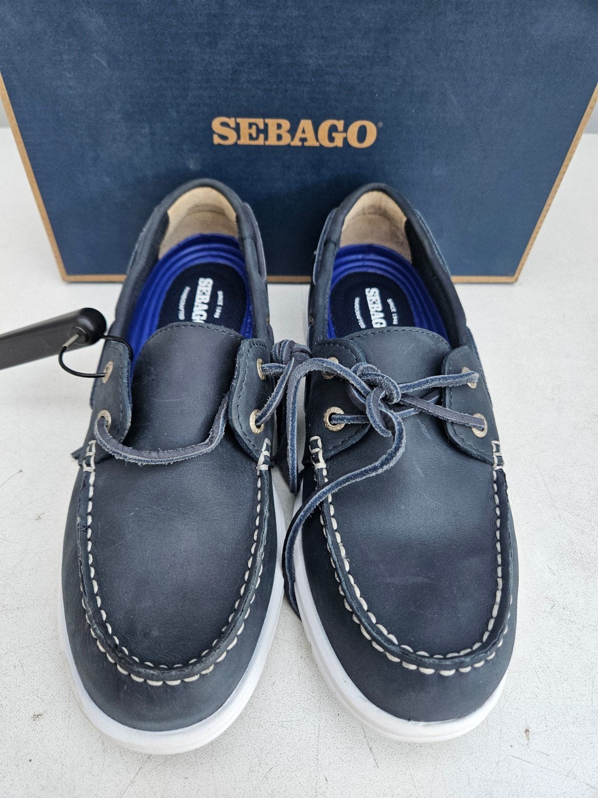 Sebago Donkerblauwe Bootschoenen - Maat 37.5, Kleding | Dames, Blauw, Overige typen, Nieuw, Ophalen of Verzenden