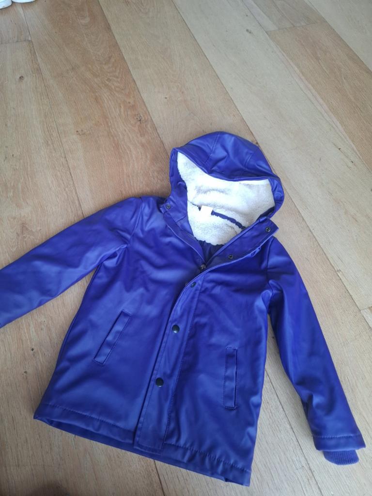 Hema regenjas gevoerd maat 110/116 paars, Kinderen en Baby's, Kinderkleding | Maat 110, Ophalen of Verzenden