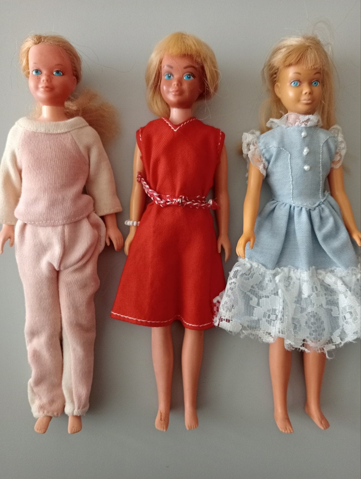 vintage barbie skipper 3 stuks, Ophalen of Verzenden, Gebruikt, Pop