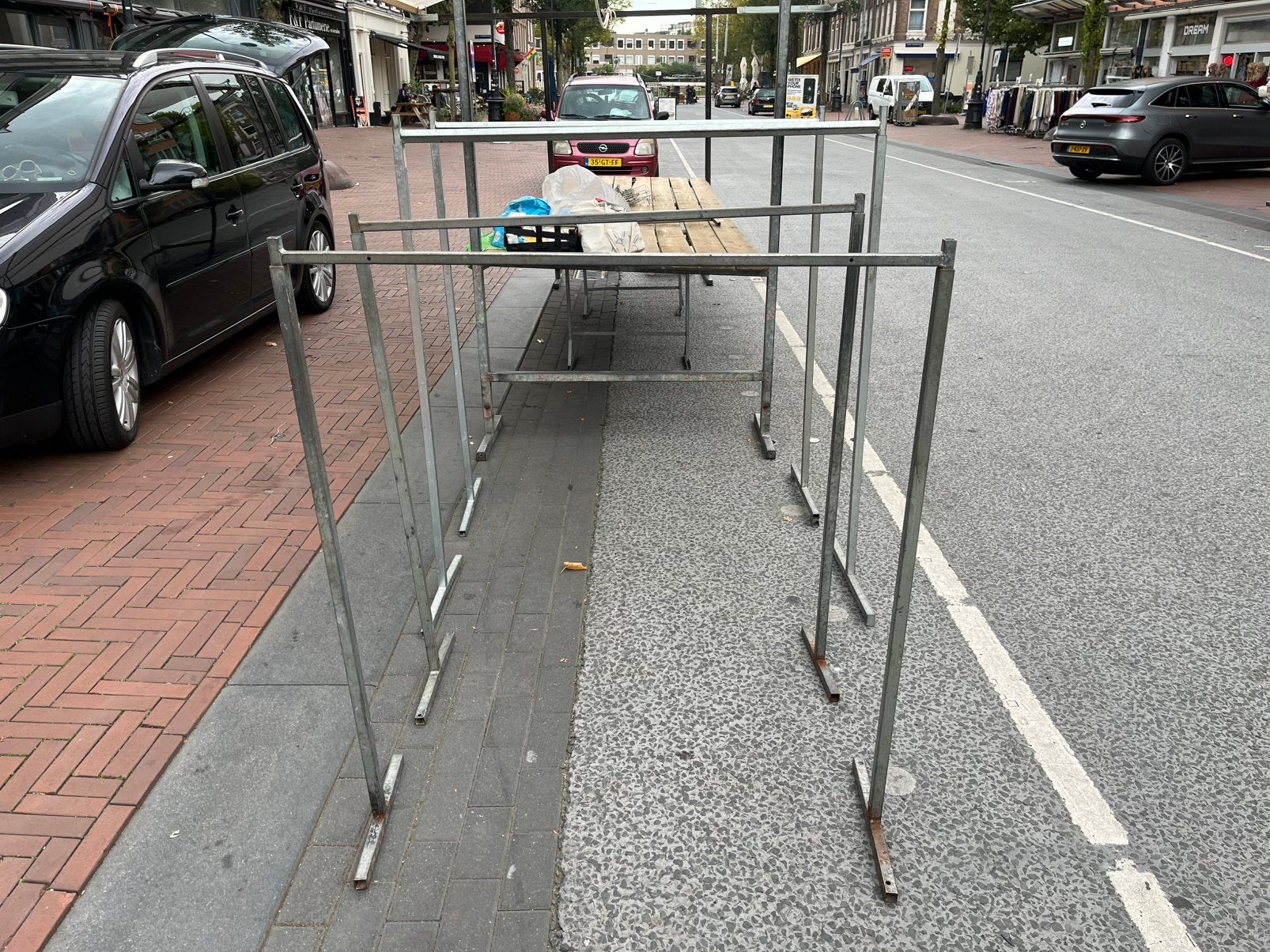 Kleding rekken ( 2x groot & 2x klein), Doe-het-zelf en Verbouw, Ophalen, Gebruikt, Overige typen, Minder dan 2 meter