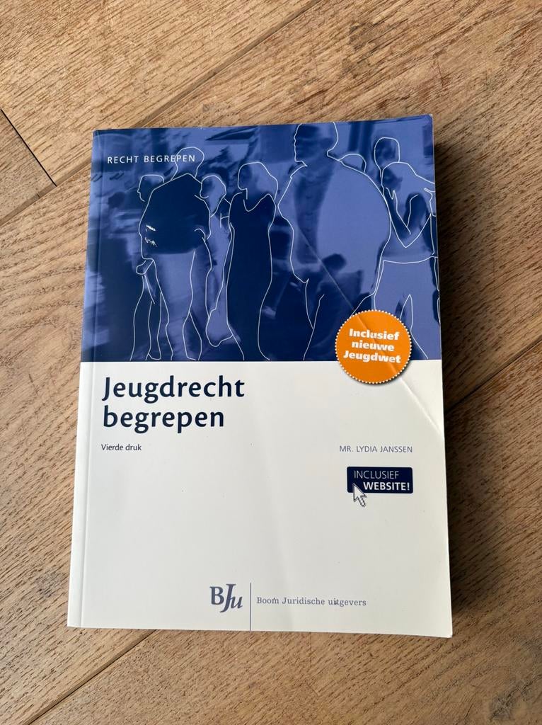 Jeugdrecht begrepen boek 4e druk Lydia Janssen, Ophalen of Verzenden, Beta, Zo goed als nieuw, HBO