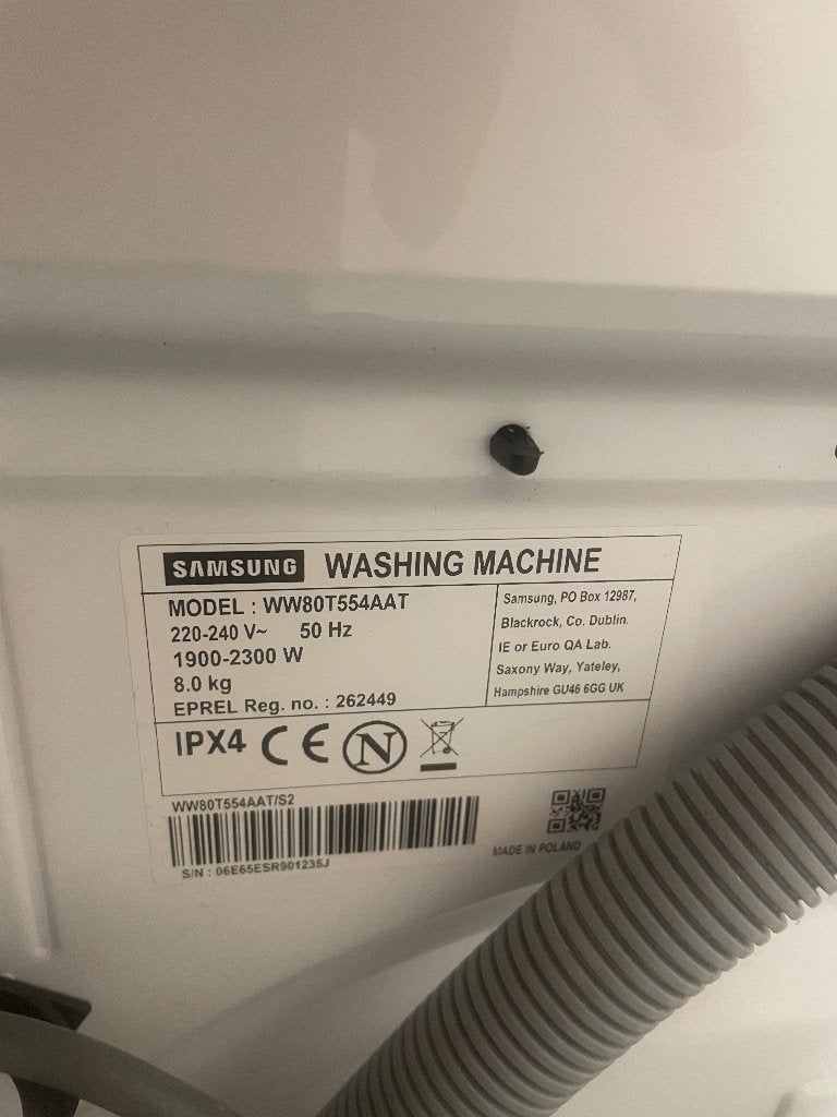 Samsung Wasmachine’s, Witgoed en Apparatuur, Ophalen, Zo goed als nieuw, 85 tot 90 cm, 1200 tot 1600 toeren