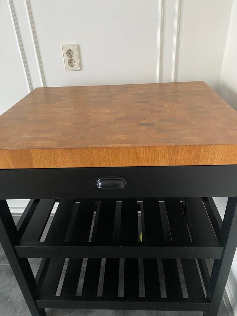 Vadholma keukeneilan -keukentrolly Ikea, Ophalen, 50 tot 100 cm, Zo goed als nieuw, Minder dan 100 cm