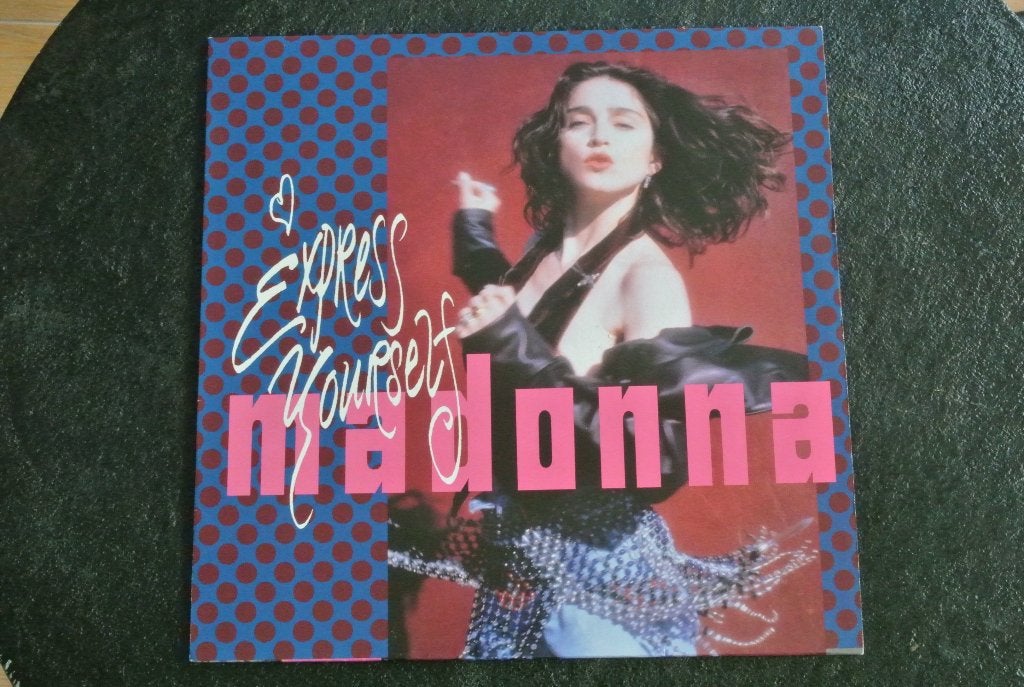 Madonna – Express Yourself (12"), Cd's en Dvd's, Vinyl Singles, Ophalen of Verzenden, Zo goed als nieuw, Pop, 12 inch
