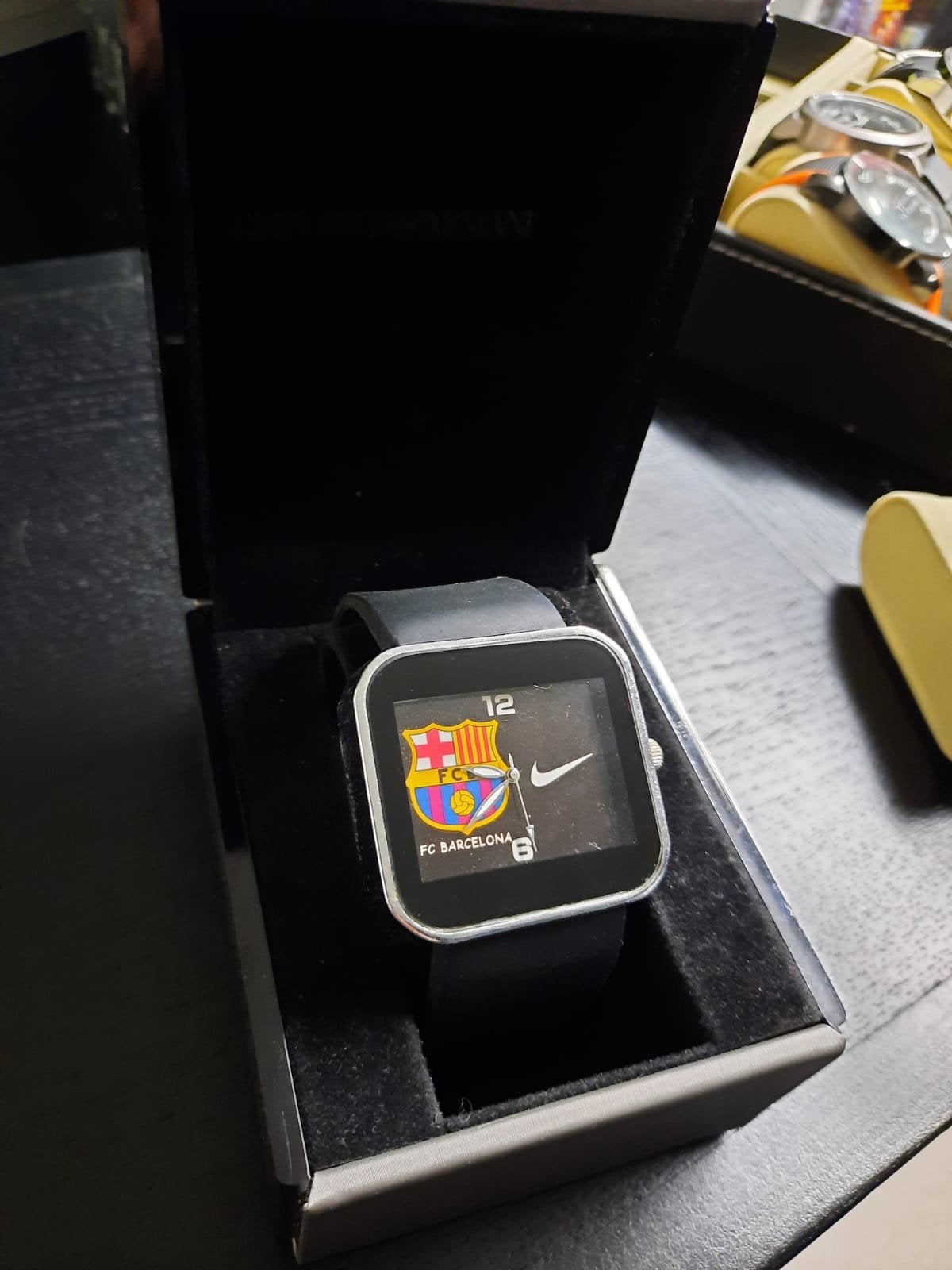Nike FC Barcelona Horloge - Speciale Editie, Sieraden, Tassen en Uiterlijk, Horloges | Heren, Overige merken, Kunststof, Polshorloge
