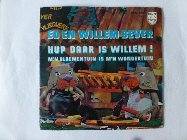 Ed en Willem Bever. Hup daar is Willem./ M'n bloementuin is, Cd's en Dvd's, Vinyl Singles, Ophalen of Verzenden, Gebruikt, 7 inch