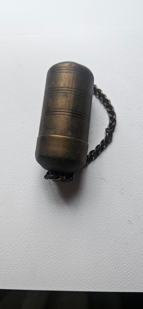 Koperen tondel doos, Ophalen of Verzenden