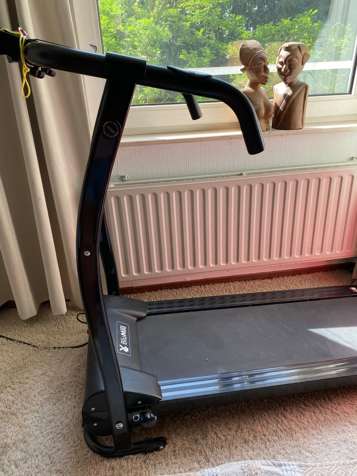 BluMill Loopband - Compact en Efficiënt voor Thuis, Gebruikt, Ophalen of Verzenden, Metaal, Loopband