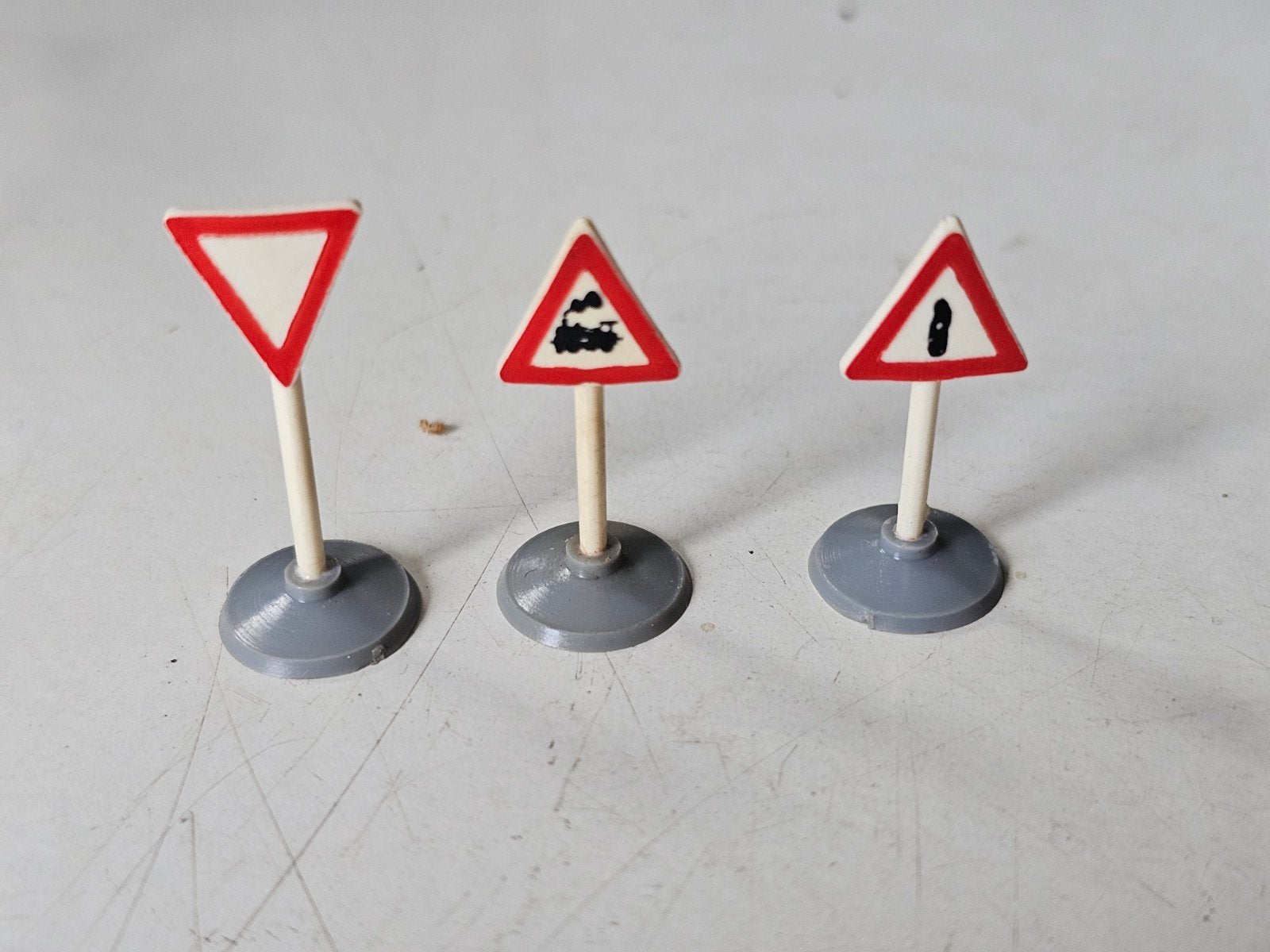 Oude LEGO verkeersborden (3 stuks), Gebruikt, Overige thema's, Lego, Accessoire