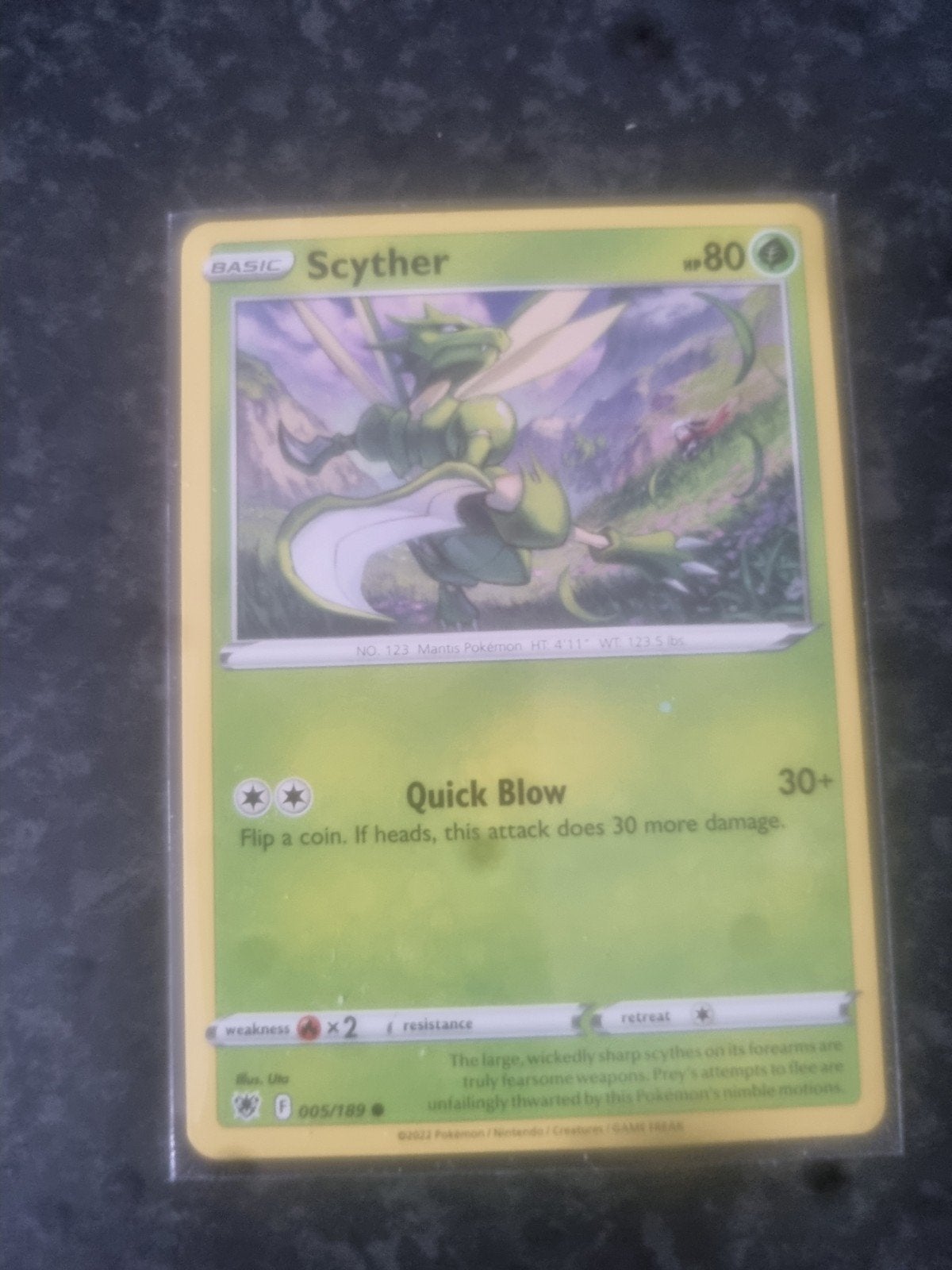 pokemon scyther, Verzenden, Zo goed als nieuw
