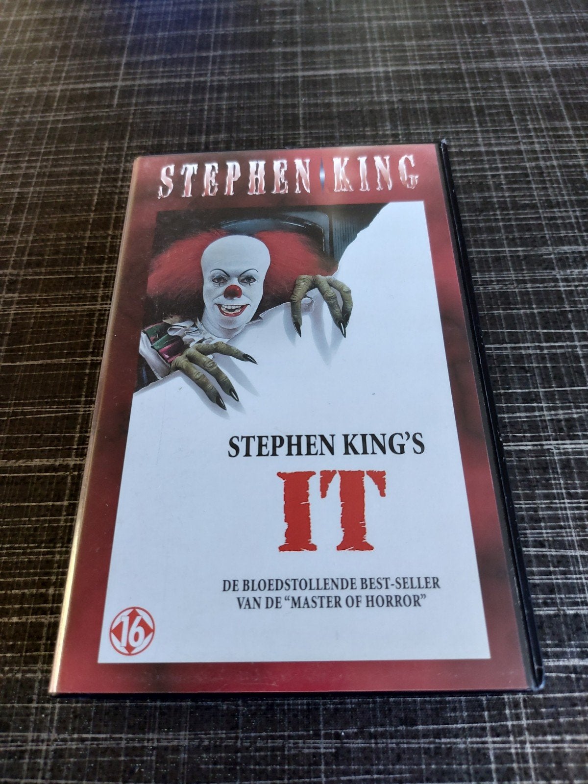 Stephen King's IT - VHS (Nederlands ondertiteld), Horror, Nederlands ondertiteld, Gebruikt, Vanaf 16 jaar