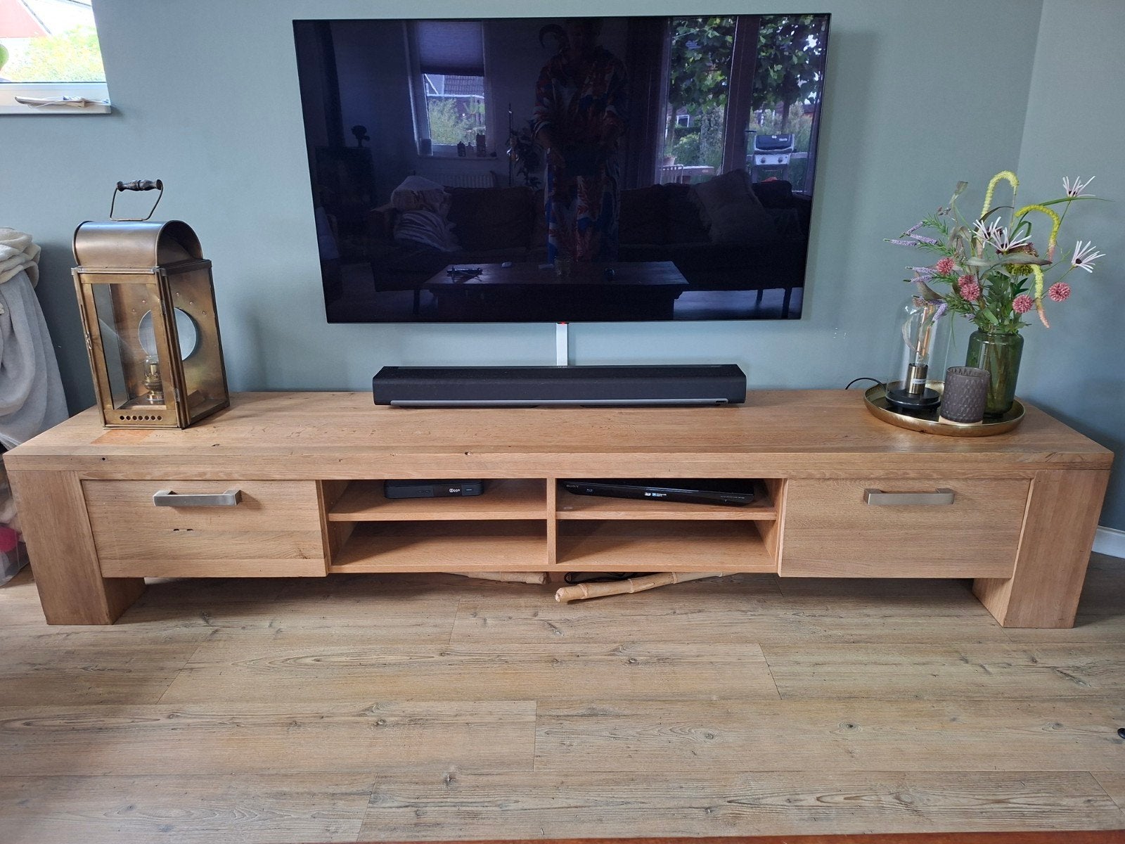 Televisie meubel, Ophalen, Gebruikt, 25 tot 50 cm, Minder dan 100 cm