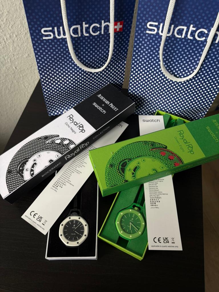 Swatch x Audemars Piguet Royal Pop, Overige materialen, Zakhorloge, Swatch, Nieuw