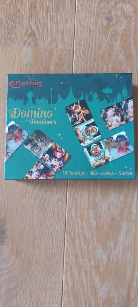 Efteling Domino Spel - Compleet met 36 Kaartjes, Ophalen of Verzenden, Zo goed als nieuw, Overige typen