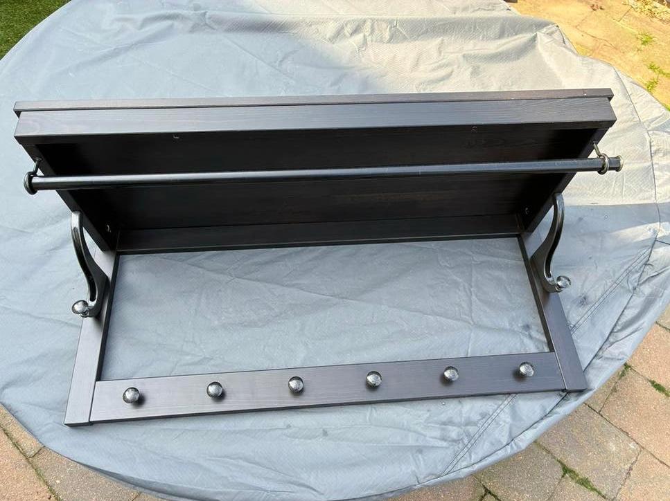 IKEA Hemnes Kapstok - Zwartbruin met hoedenplank, Zo goed als nieuw, Minder dan 100 cm, Hout, Ophalen