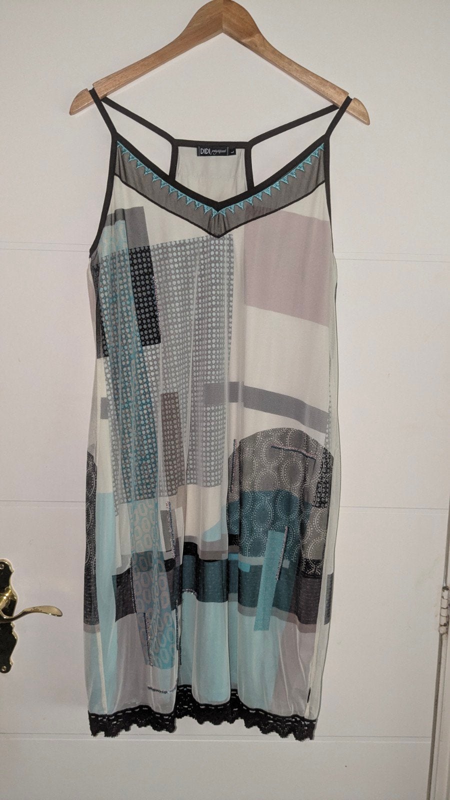 Mooie jurk van Didi L, Kleding | Dames, Ophalen, Maat 42/44 (L), Didi, Zo goed als nieuw