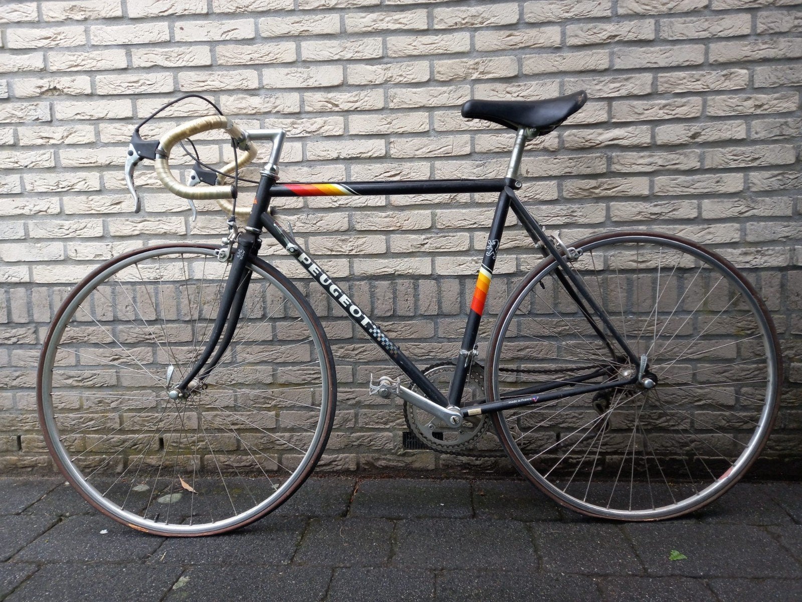 Retro racefiets Peugeot - Klassieke stijl, klaar voor de weg, Fietsen en Brommers, Fietsen | Racefietsen, Gebruikt, Overige merken