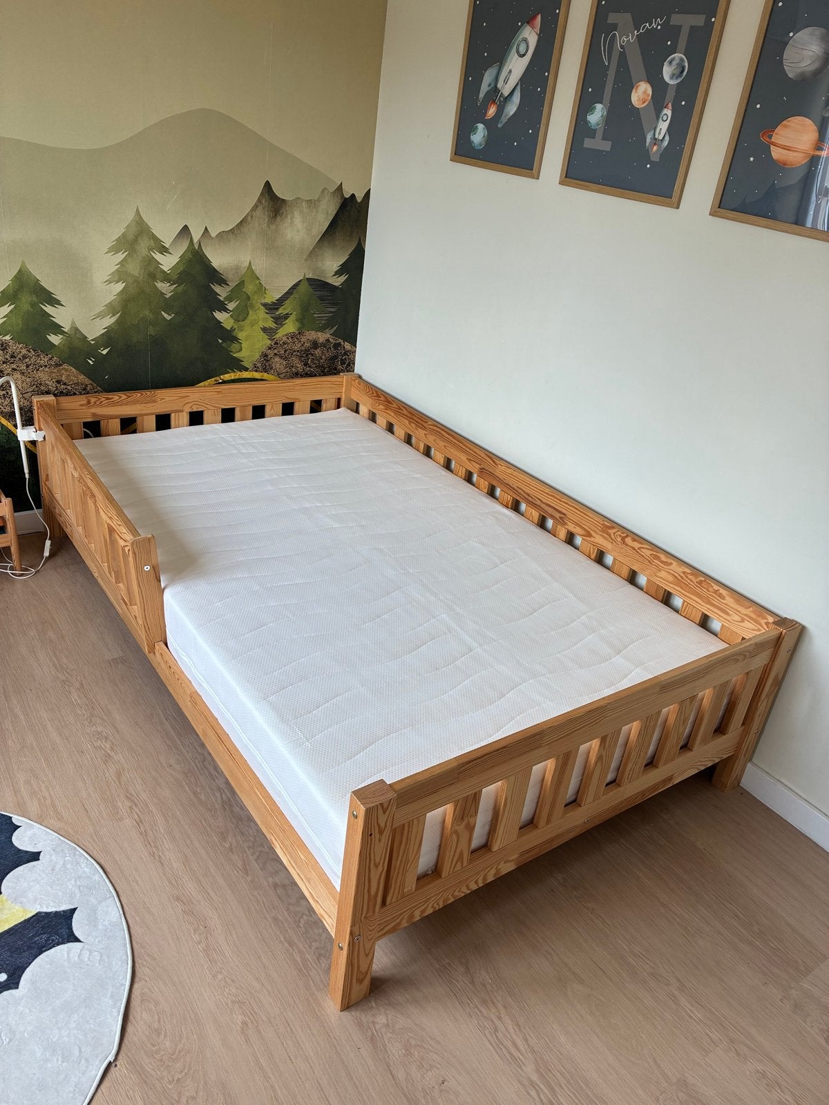 Montessori bed TreeTale 120x200 met 2 matrassen, Ophalen, Gebruikt, Eenpersoons, 120 cm