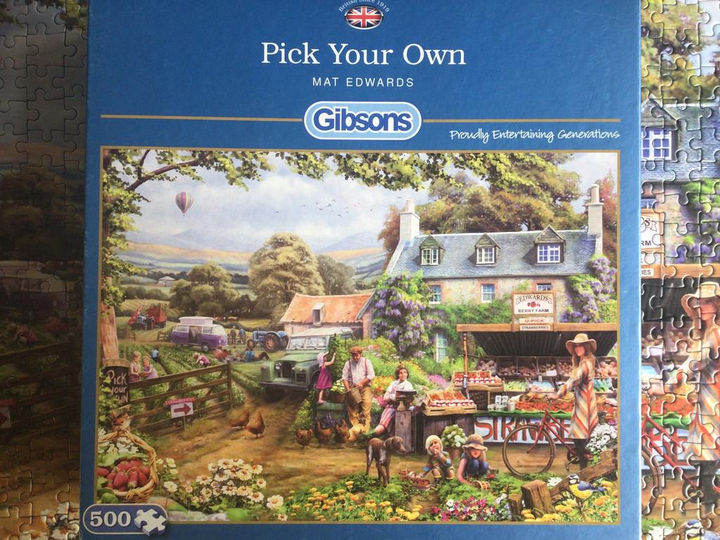 Gibson puzzel.  Mat Edwards. 500 stukjes., Ophalen, 500 t/m 1500 stukjes, Zo goed als nieuw