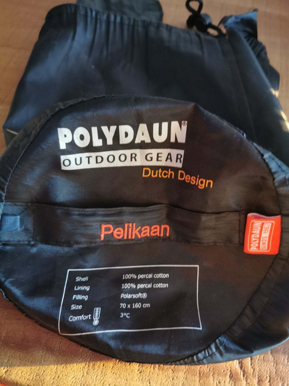 Polydaun Pelikaan Slaapzak - Rood, 70x160cm, 3C Comfort, Ophalen of Verzenden, Gebruikt