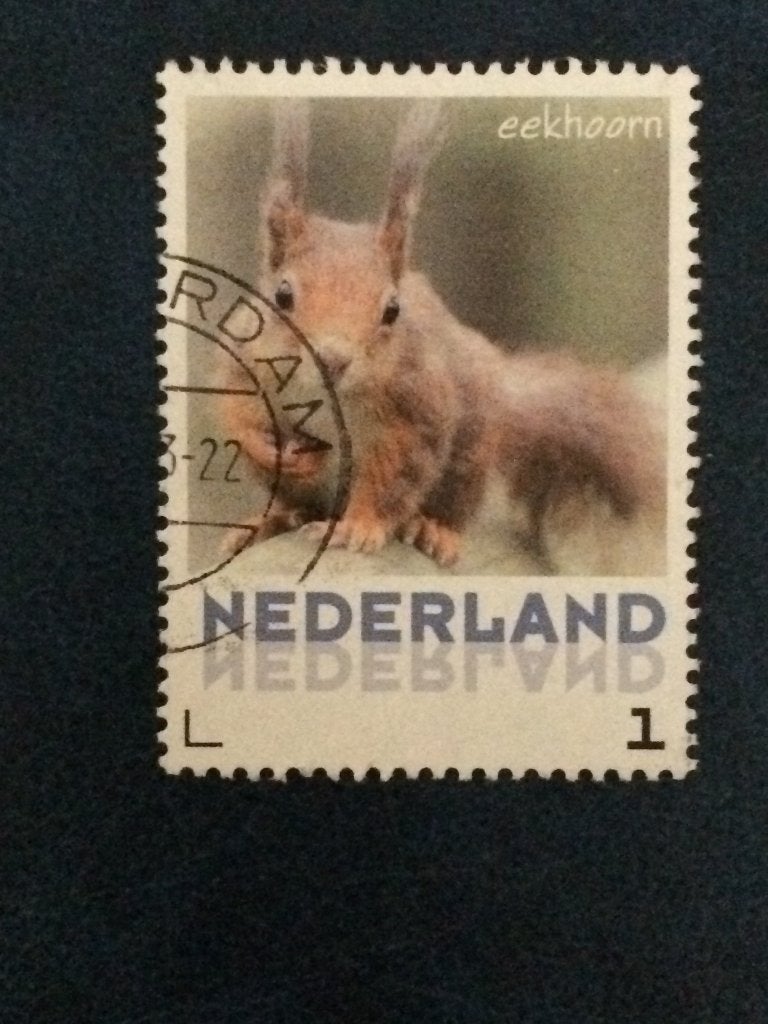 NEDERLAND PERSOONLIJKE POSTZEGEL EEKHOORN, Verzenden, Na 1940, Gestempeld