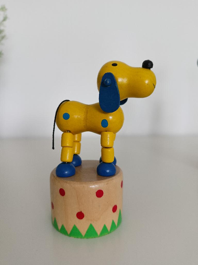 Klassieke houten drukfiguren, Kinderen en Baby's, Speelgoed | Houten speelgoed, Ophalen of Verzenden, Gebruikt, Overige typen