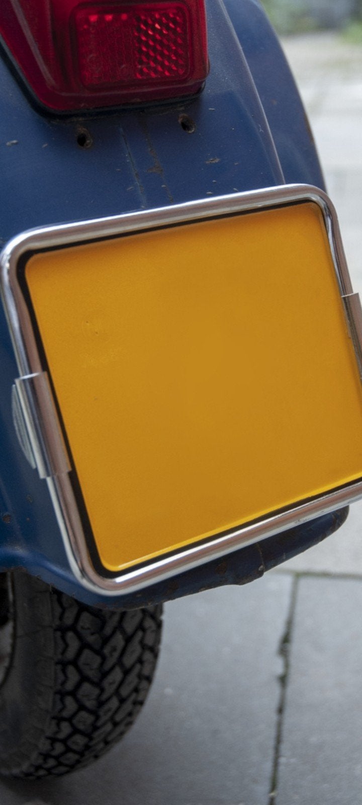 Kentekenplaathouder klassieke auto, brommer, scooter, Vespa, Ophalen of Verzenden, Gebruikt