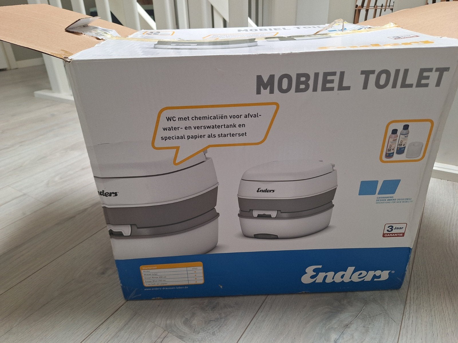 Enders Mobiel Toilet - Ideaal voor Camping en Reizen, Ophalen, Zo goed als nieuw