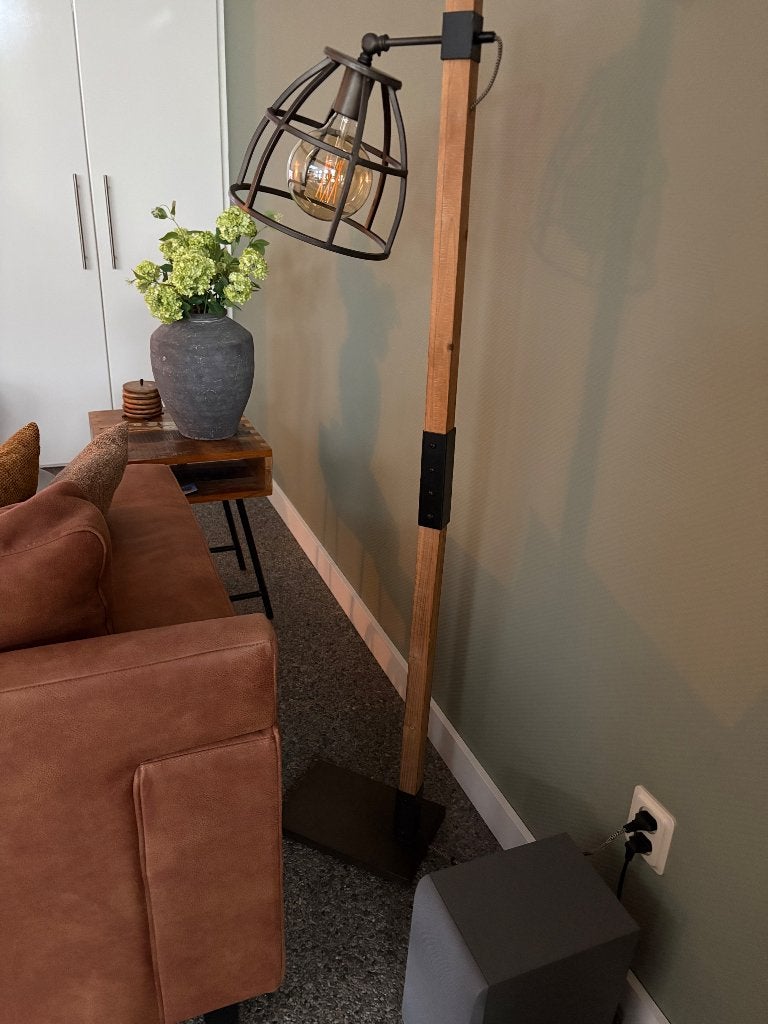 Lamp, Huis en Inrichting, Ophalen, 100 tot 150 cm, E27 (groot), Zo goed als nieuw