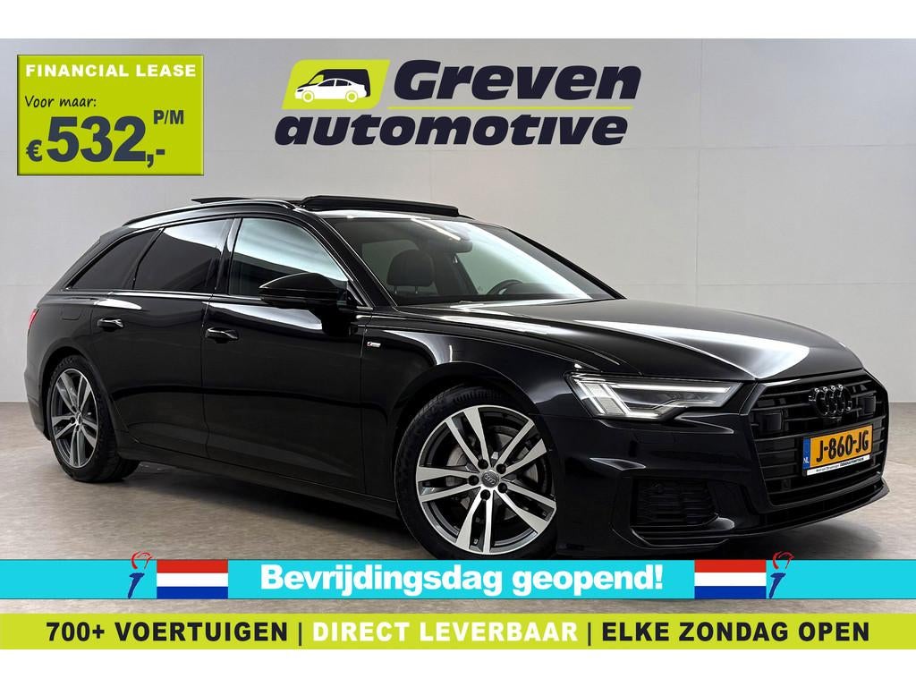 Audi A6 C8 Avant 40 TDI Sport Pro S-Line | Pano | Memory | V, Gebruikt, Euro 6, 2000 kg, Zwart