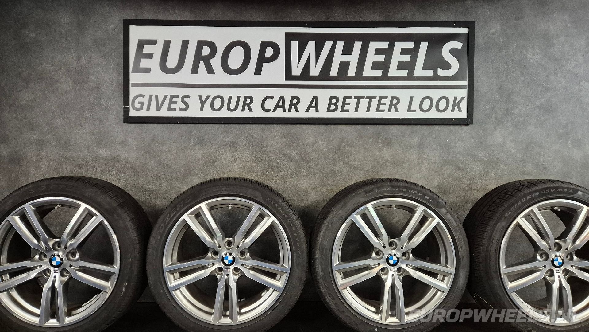 18 inch BMW 2 Serie F45 F46 velgen winterbanden 486M, Auto-onderdelen, Banden en Velgen, 18 inch, Gebruikt, -, -