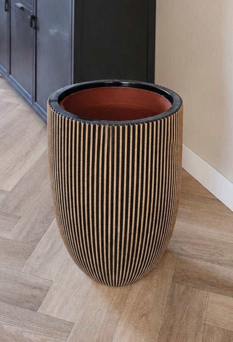 Grote pot, Ophalen, Kunststof, Rond, Zo goed als nieuw