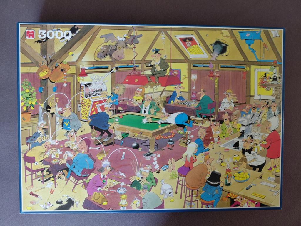 Jan van Haasteren puzzel 3000 stukjes, Hobby en Vrije tijd, Denksport en Puzzels, Ophalen, Meer dan 1500 stukjes, Zo goed als nieuw