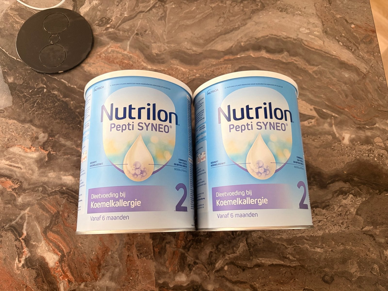 2x Nutrilon Pepti SYNEO 2 - Dieetvoeding Koemelkallergie, Ophalen of Verzenden, Nieuw, Babyvoedingmaker, Nutrilon