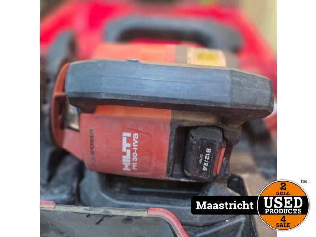 Hilti PR 30-HVS Roterende Laser + ontv. PRA83 + accu + lader, Doe-het-zelf en Verbouw, Hilti, Zo goed als nieuw, Support@hilti.com