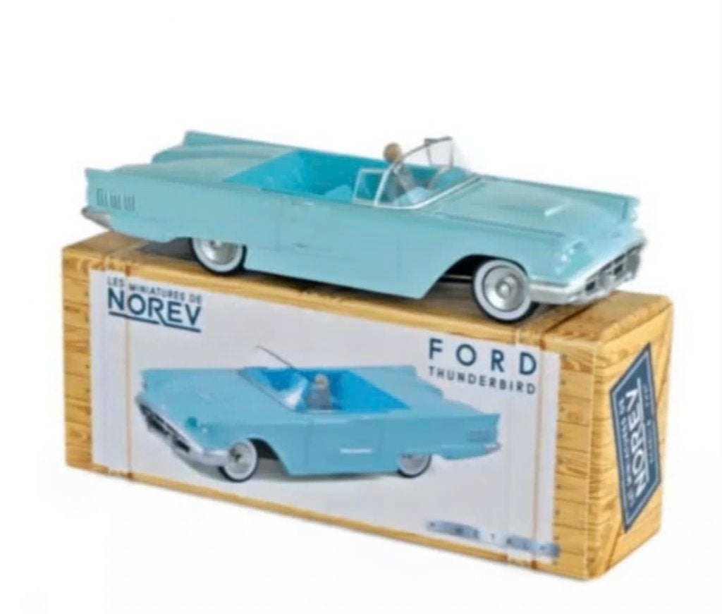 Ford Thunderbird 1960 BLAUW NOREV / DINKY 1:43 ref. CL2712, Verzenden, Nieuw, Auto, Norev