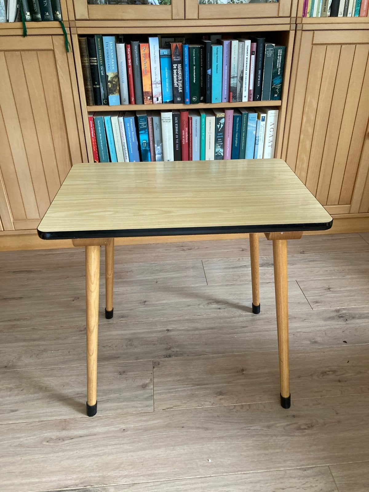Vintage schooltafeltje, Gebruikt, 55 tot 75 cm, Rechthoekig, Hout