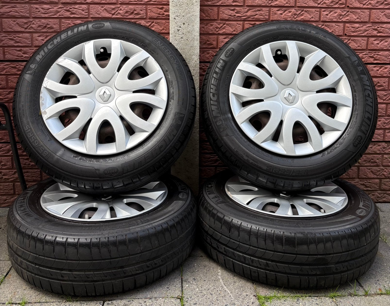 Nette Renault wielen te koop!, Auto-onderdelen, Ophalen, Gebruikt, 15 inch, Banden en Velgen