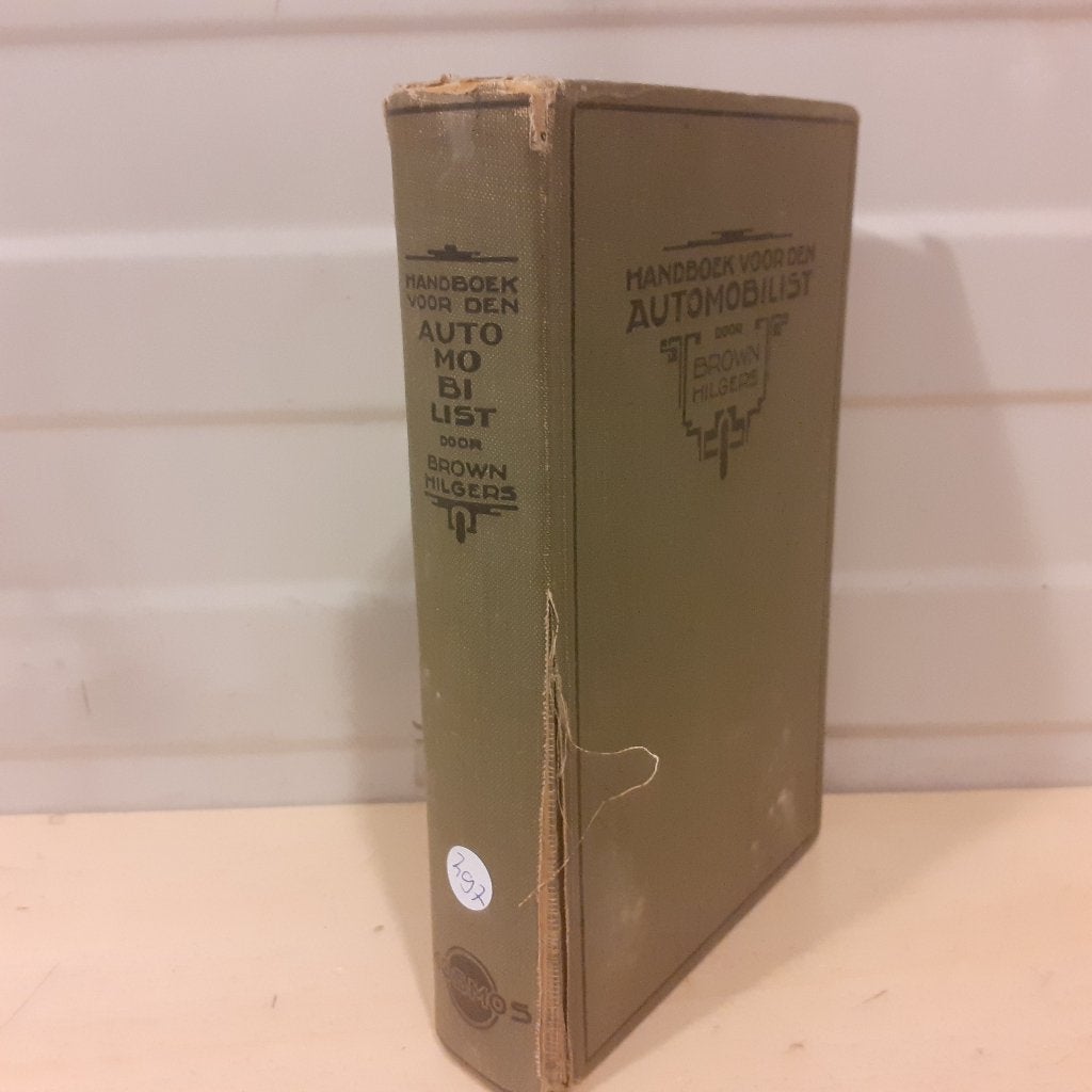 Nr. 297 Handboek voor den automobilist., Ophalen of Verzenden, Gelezen, Algemeen, Diverse auteurs